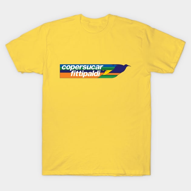 1978 Copersucar Fittipaldi F1 T-Shirt by retropetrol